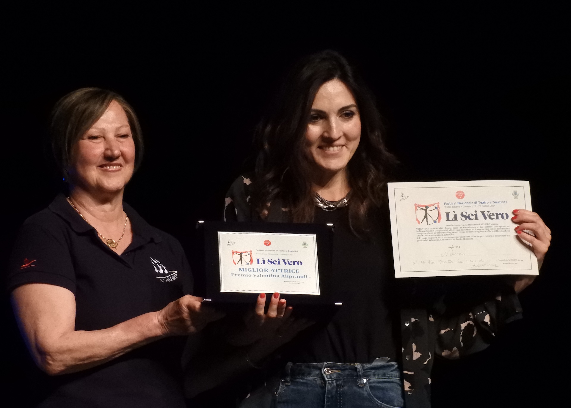 Premio Valentina Miglior Attrice Noemi Mete Teatro Il Veliero Monza Lì Sei Vero 2024 8D22315